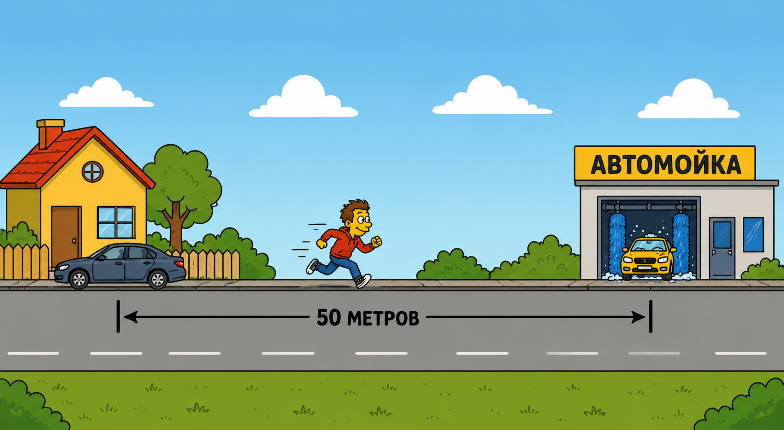 «Автомойка в 50 метрах от дома. Пойдем пешком?» Как простая загадка вызвала грандиозный философский спор о будущем ИИ - 2
